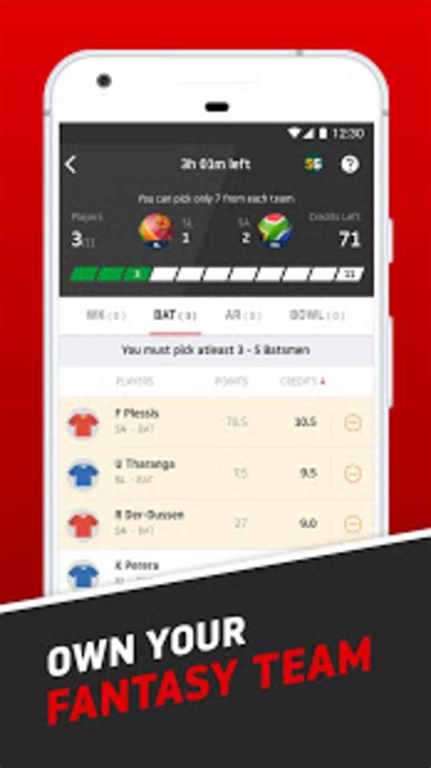 Dream11 partner fantasy application.